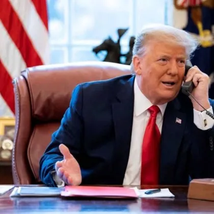 Последният телефонен разговор между президентите на САЩ и Русия Доналд