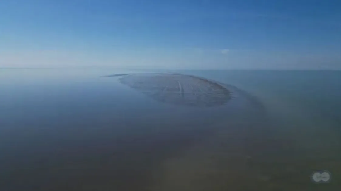 Внезапно по средата на Каспийско море се появи остров и никой все още не е стъпил там