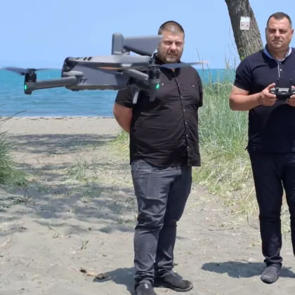 По инициатива на областния управител Владимир Крумов високотехнологичен геодезически дрон