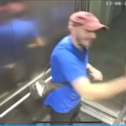 Агресивен мъж потроши табло на асансьор на жилищен блок в