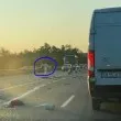 Кола самокатастрофира на АМ Тракия край София СНИМКИ