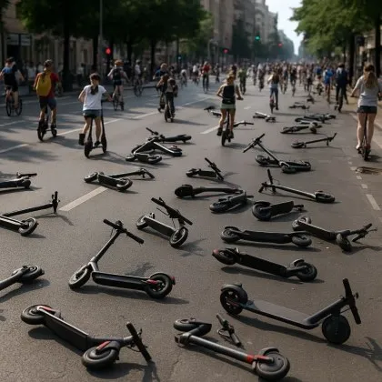 В град в който улиците все по често се превръщат в