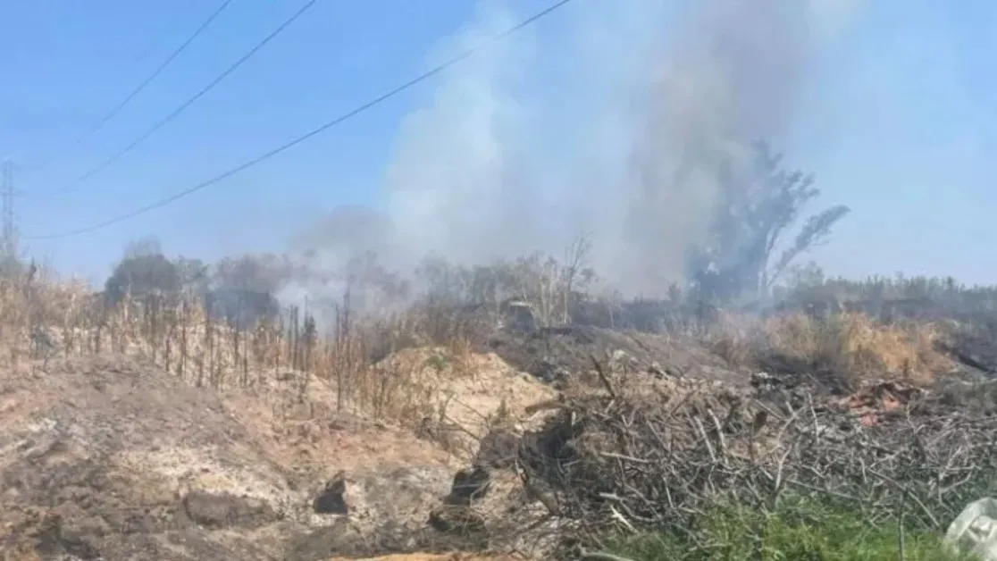 Гори сметище край пловдивско село СНИМКИ