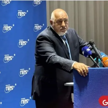 Лидерът на ГЕРБ Бойко Борисов с коментар пред журналисти по