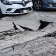 Асфалт като вафла: Път пропадна във Варна СНИМКИ