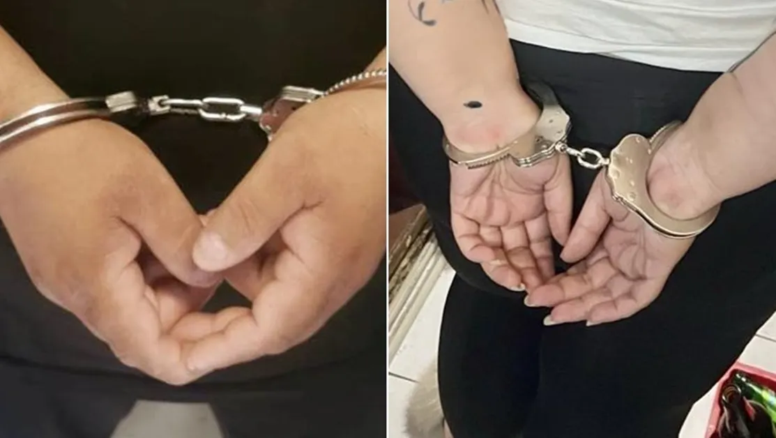 Задържаха съпрузи за принудително подчинение на жени с цел сексуална експлоатация СНИМКИ