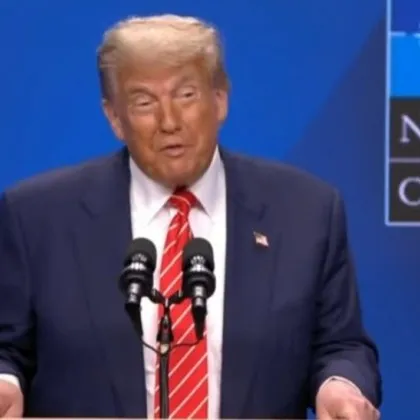 На пресконференция след срещата си с Володимир Зеленски на срещата