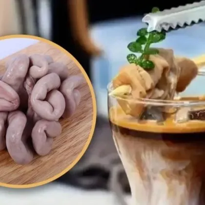 Китайско кафене създаде вирусна кафеена напитка като комбинира лате със