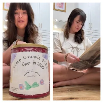 Жителката на Мисури Кари Гриджъри отворила капсула на времето която