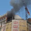 Пожар на Главната в Пловдив ВИДЕО