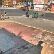 Жив по чудо: ВИДЕО запечата как кола помете 16-годишен с тротинетка