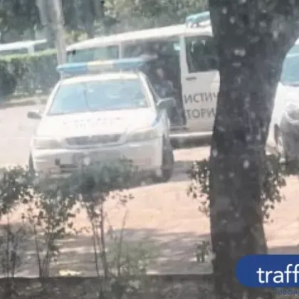Показен арест на мъж е бил извършен до заведение на