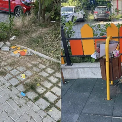 "Не ви ли е грижа?": Жена негодува заради мръсотията на детска площадка в София СНИМКИ