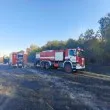 Пожар горя в нива в Пловдивско СНИМКИ