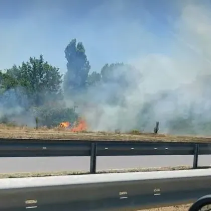 Пожар е избухнал този следобед в столичния квартал Сухата трева