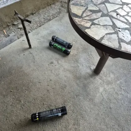 Бутилки с диазотен оксид – по известен като райски газ –