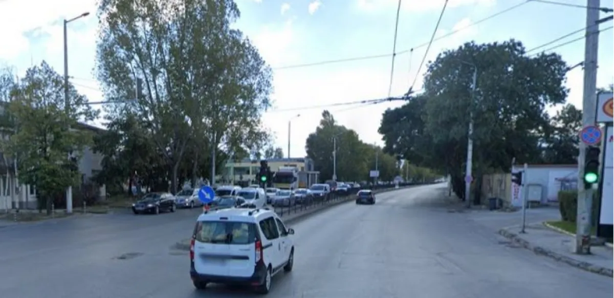Временна организация на движението по булевард в Пловдив