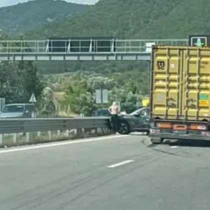 Катастрофа стана на автомагистрала Струма днес Инцидентът е възникнал след