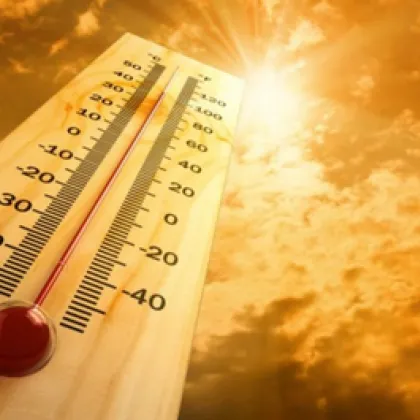 Максимална температура от 40 5 градуса на сянка е измерена към