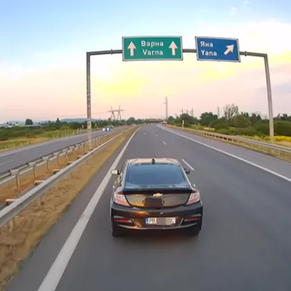 Ситуация заснета на автомагистрала Хемус при разклона за гара Яна