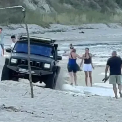 На плажа в местността Паша дере край Варна беше заснет