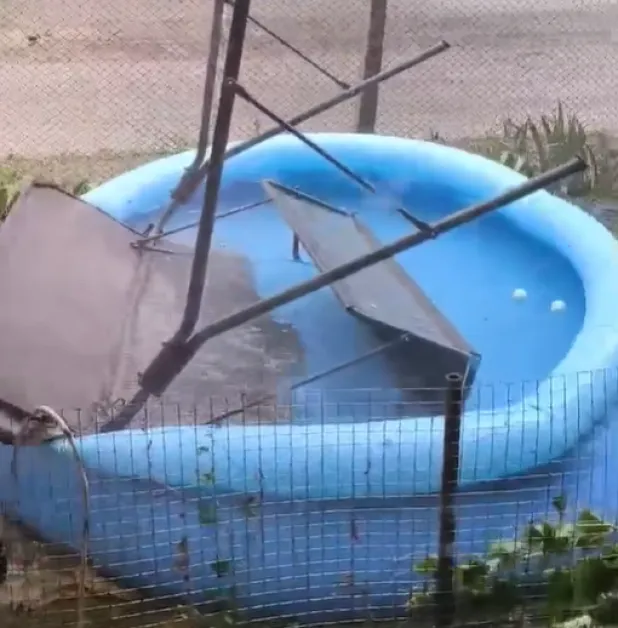 Силна буря връхлетя Лом
