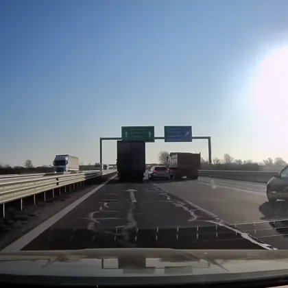 Шофьор алармира за опасно шофиране на автомагистрала Тракия в района