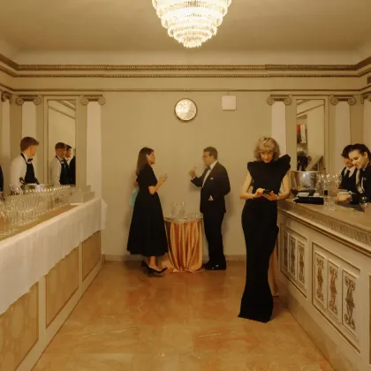 Малко оперни посетители все още слагат смокинги или ръкавици до лакътя