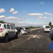 Катастрофа между два автомобила на АМ "Тракия" ВИДЕО