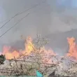 Затвориха пътя Петрич - Мелник заради пожар ВИДЕО