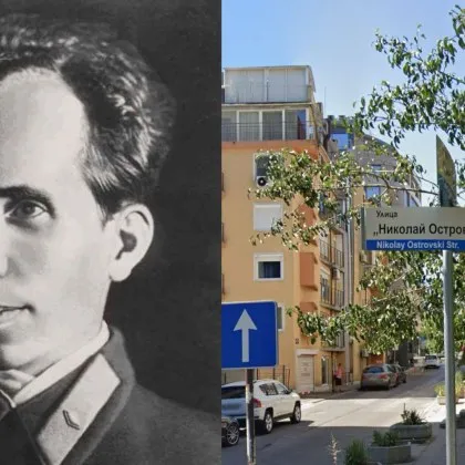 Парализираният руски писател - Николай Островски, чието име носят улици в страната