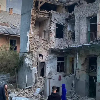 Русия нанесе удари по Западна Украйна с дронове и ракети