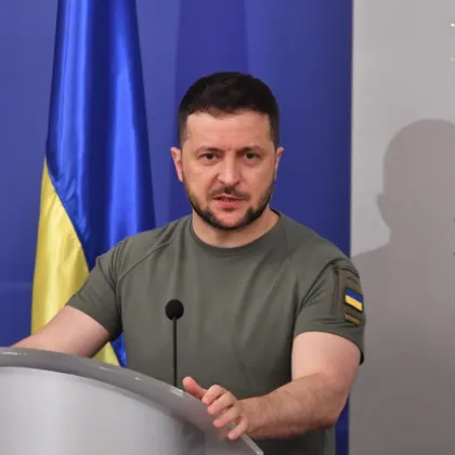 Украинският президент Володимир Зеленски заяви че тази нощ Русия е