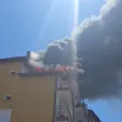 Голям пожар горя в Приморско