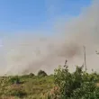 Голям пожар край Бургас, засегнати са къщи