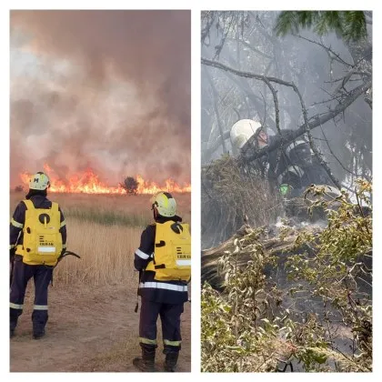 България отново гори а героите в битката с пламъците остават