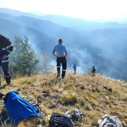 Пожар гори и в Национален парк Пирин Вчера около 17 00