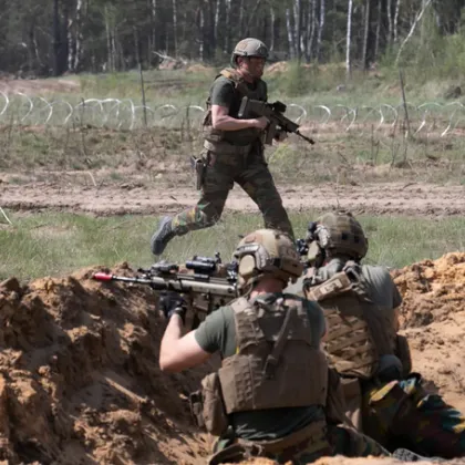 Белгия изпраща близо 200 военни в Литва по границата с Русия