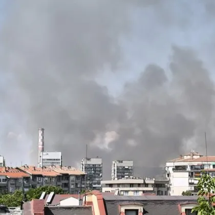 Горят сухи треви и горичка край Плевен Пожарът е в