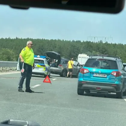 Катастрофа стана по рано днес на автомагистрала Струма Инцидентът е в