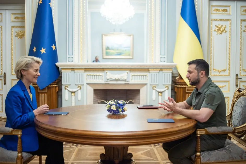 Урсула фон лер Лайен иска обяснения от Зеленски за унищожаването на НАБУ