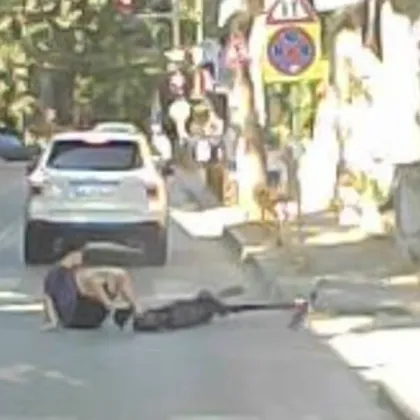 Неприятен инцидент с участието на младеж с тротинетка е станал