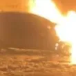 Кола на българи горя в Гърция