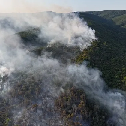 България гори В един от най горещите дни на годината с