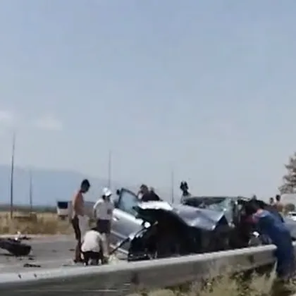 Появи се ВИДЕО, показващо щетите от зверската катастрофа край Елин Пелин