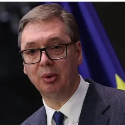 Сръбският президент Александър Вучич каза днес че Сърбия продължава принципната