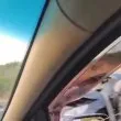 Кола се обърна край Слънчев бряг СНИМКИ