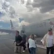 Самолет пламна секунди преди излитане ВИДЕО