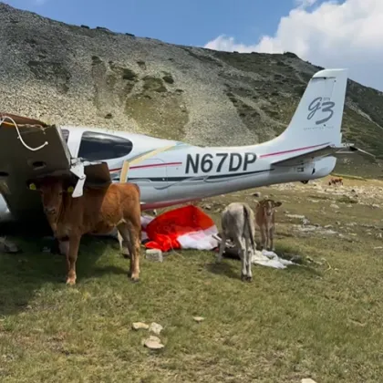 Един месец след аварийното кацане на малък самолет в Пирин
