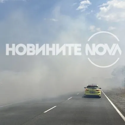 Два пожара избухнаха на Подбалканския път в близост до разклона